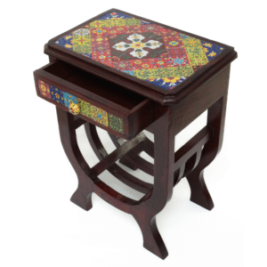 Gaveteiro de Marchetaria Indiana com Tampo Decorado – Vários Modelos Exclusivos